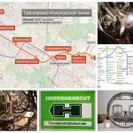 Michurinsk tájékoztató „, mint az első fél-underground station építés alatt