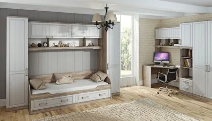 Мебели в стила на Прованс за хола, коридор, кухня, спалня и баня, красиви интериори и стаите