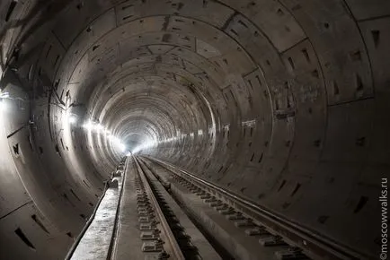 Michurinsk tájékoztató „, mint az első fél-underground station építés alatt