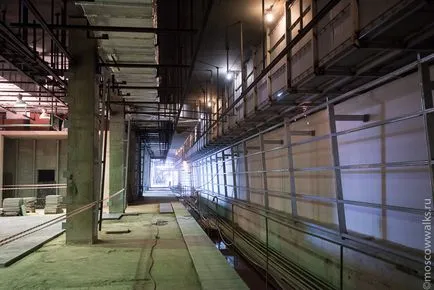 Michurinsk tájékoztató „, mint az első fél-underground station építés alatt