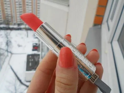 Shine Ruj Rouge Interdit (număr umbră 11 strălucire coral) din givenchy - comentarii, fotografii și preț