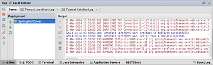 Ideea Intellij disloca pe Tomcat