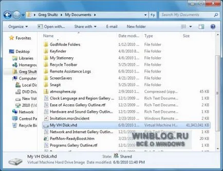 Utilizarea hard disk-uri virtuale în Windows 7 de backup