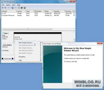 Utilizarea hard disk-uri virtuale în Windows 7 de backup