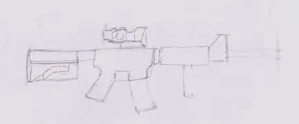 Как да се направи молив M16 етапи