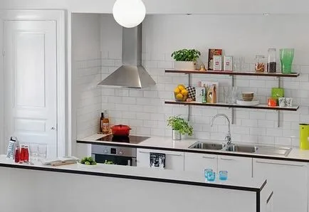 Hogyan lehet díszíteni a konyhában egy skandináv stílusban, luxus és kényelem