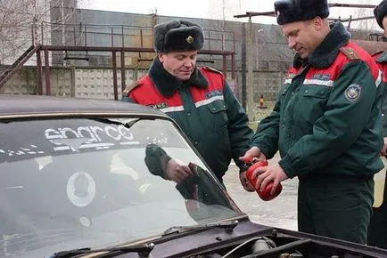 Hogyan kell használni a tűzoltó készüléket kell