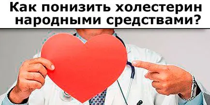 Как да се намали холестерола с народни средства, съвети