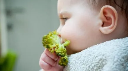 Cum de a găti broccoli pentru prima masă, înghețe și să intre în dieta