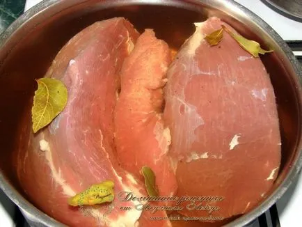 Как да готвя варено свинско месо, домашни рецепти от Людмила