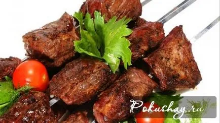 Hogyan kell főzni egy finom grill marhahús - pác recept a lágy hús kebab ház