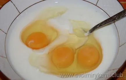 Hogyan kell főzni egy pite burgonya és gomba a sütőben a lépésről lépésre recept és fotó