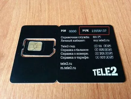 Hogyan oldható fel a SIM kártyát a Tele2