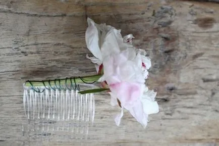 Cum de a face un ac de păr de nunta de flori Garland mini boutonniere