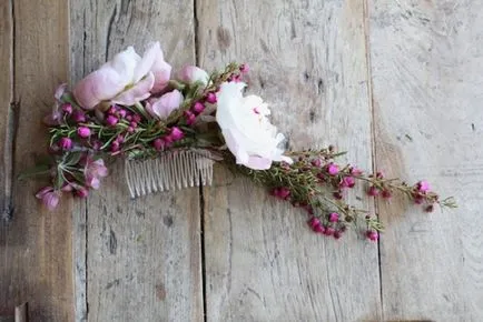 Cum de a face un ac de păr de nunta de flori Garland mini boutonniere