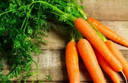 Морков върховете - лечебни свойства и противопоказания, националното третиране морков върховете