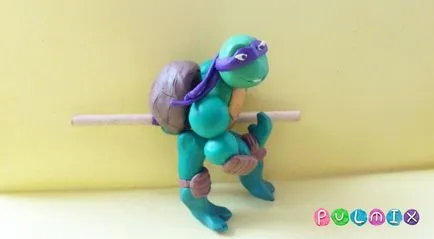 Mint egy vak teknős Donatello a plasztikákat