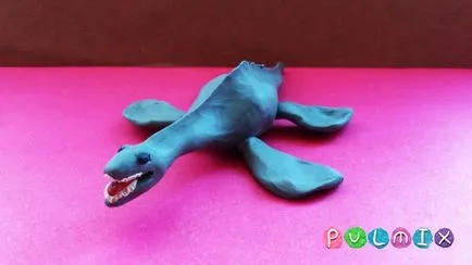 Ca etape plastilină plesiosaurus orb