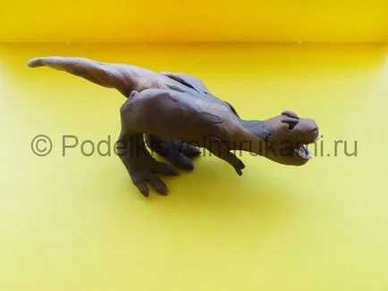 Cum orb plastilină Tyrannosaurus