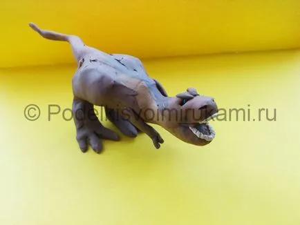 Cum orb plastilină Tyrannosaurus