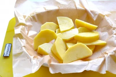 Чесън картофи - стъпка по стъпка рецепта за това как да се готви със снимки