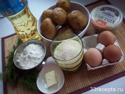 Картофени крокети (сачми), рецептата със снимка