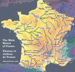 най-голямата река на Франция - водата - източник на красота и младост