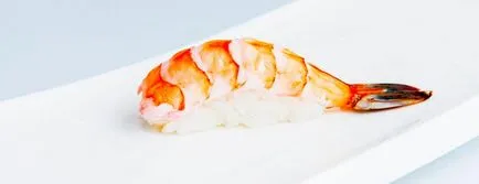 Shrimp sushi, hogyan kell főzni őket