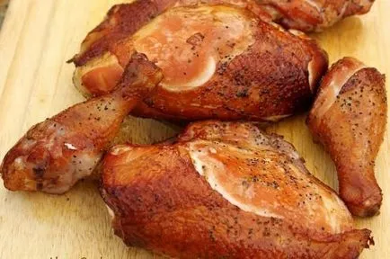 Csirke sült kalória- és otthoni főzéshez