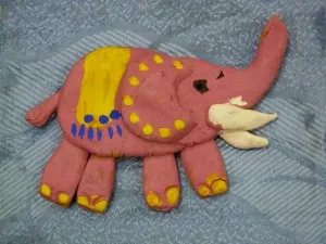 Plastilină elefant