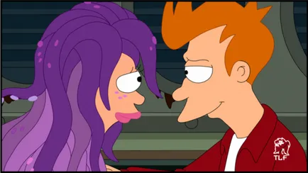 Lila Turanga din seria de desene animate Futurama