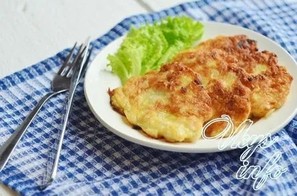 Lazy csirke szelet csirke recept egy fotó