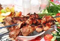 Pác shish kebab nagyon puha és szaftos marha kebab