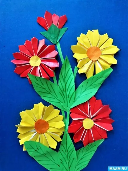 master-class pe origami „margarete colorate“