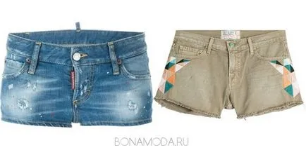 Shorts pentru femei la modă vara 2017 - 90 noutăți foto, bonamoda