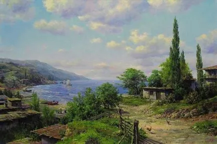 Răsărit de soare peste mare de aur! Artist Ogurtsov Andrey Mihaylovich