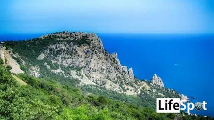 Szokatlanul hegyi macska Simeiz