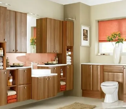 Árnyalatok a javítás a fürdőszobában - a helyzet az otthoni belső kialakításuk és berendezésük a