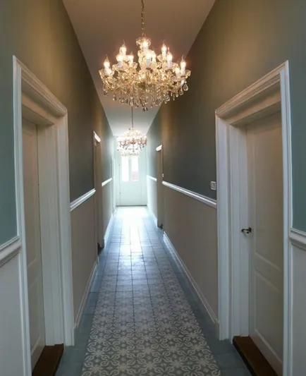 Тапети за тесен коридор в снимката на апартамент