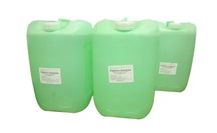 Tisztítás hidrogén-peroxid-medence - A módszer és adagolási
