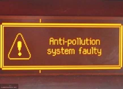 Hiba a Peugeot 308 kibocsátáscsökkentő rendszer hibás hogyan megszüntetésére