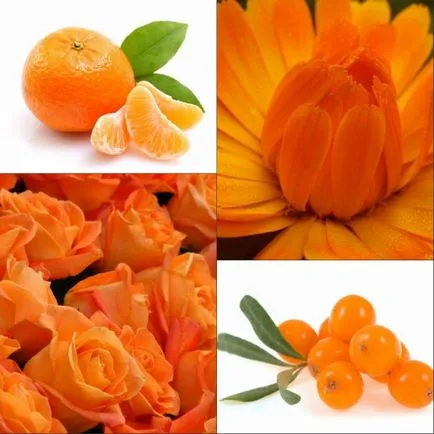 Culoarea portocalie în haine - o combinatie cu alte culori, fotografii