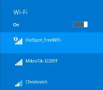 Beállítása hotspot egy kávézóban