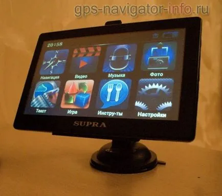 Opinie navigator GPS supra 703 SNP - dispozitiv bun și ieftin, un site despre gadget-uri auto