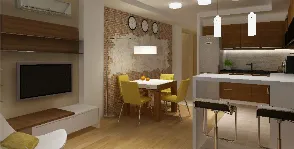 Replanificării apartament de doua camere intr-o patru camere