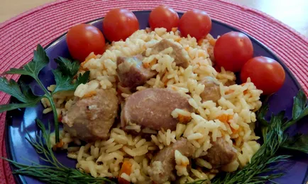 Pilaf pulyka recept lépésről lépésre fotók