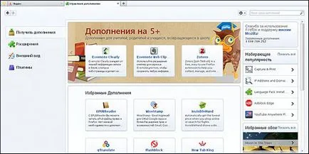 Cea mai recentă versiune a browser-ului Mozilla Firefox - configurare, managementul și lucrul cu browserul