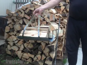 Устройство за осъществяване на дърва за огрев с ръцете си