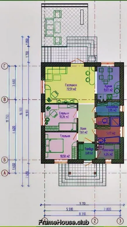 Проектиране и едноетажна къща с план гараж - изграждане на жилища икономична