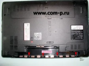 Демонтаж лаптоп Packard BELL EASYNOTE tk85, компютърна помощ